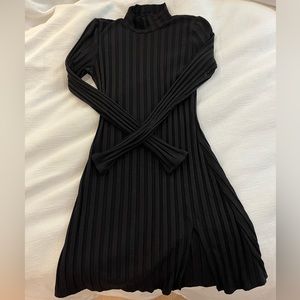 Reformation Black Libra Knit Dress